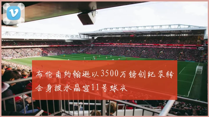 布伦南约翰逊以3500万镑创纪录转会身披水晶宫11号球衣